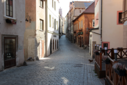 Český Krumlov v době koronavirové krize